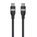 Anker USB-C to USB-C Cable (3 ft / 6 ft, 240W, Upcycled-Braided) 3 ft Black Batteries & Power Accessories - Tophatter Daily Deals