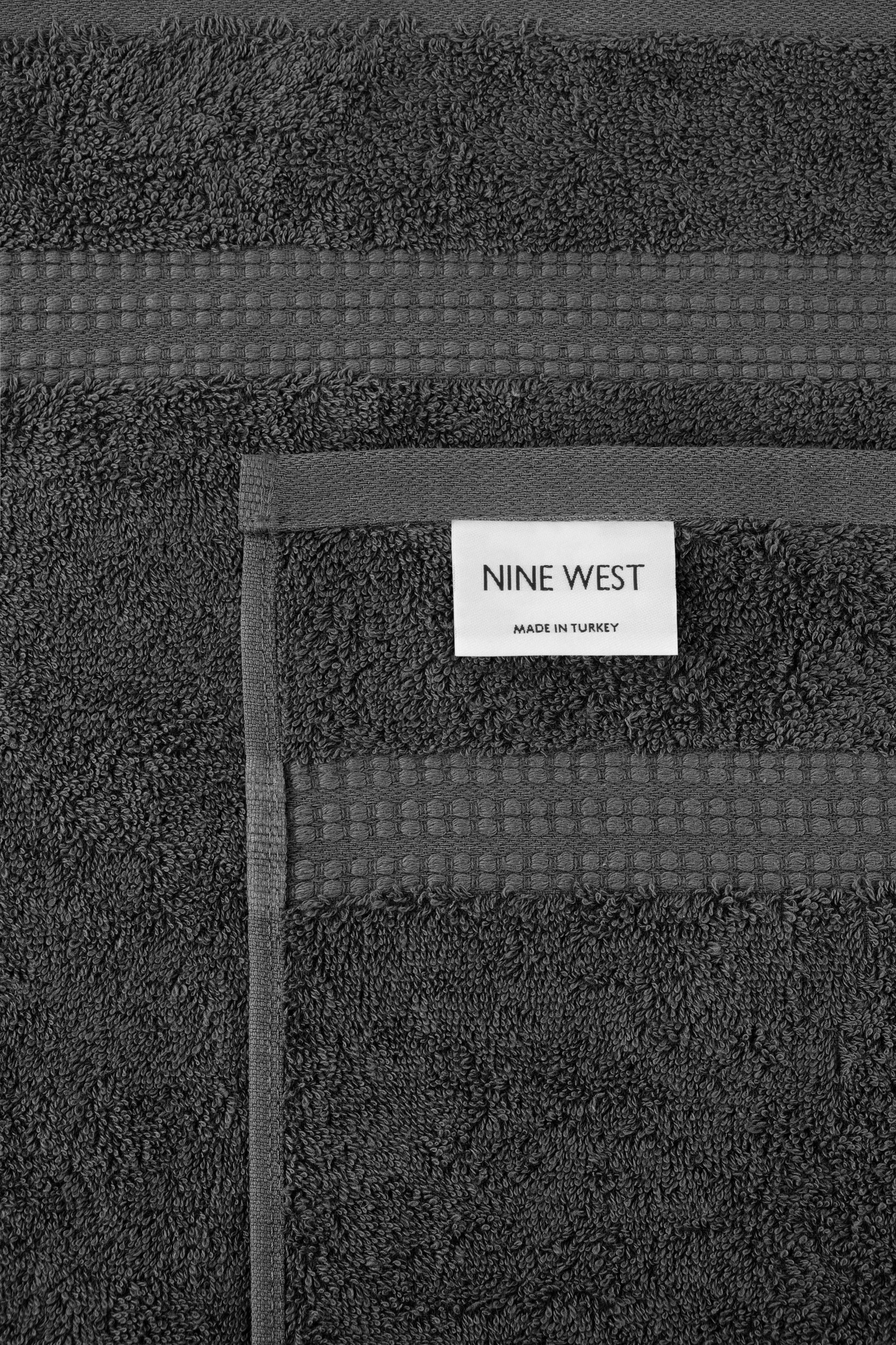 NINE WEST - GLARE PREMIUM LUXURY 6 PC BALE PACK TOWEL SET- 100% Turkish Cotton Bath Towel - Tophatter Daily Deals