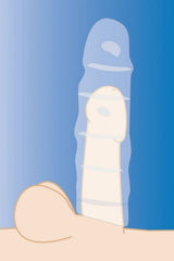 3in Flesh Penis Enhancer Sleeve for Extra Length and Girth > Sex Toys For Men > Penis Sleeves - Tophatter Daily Deals