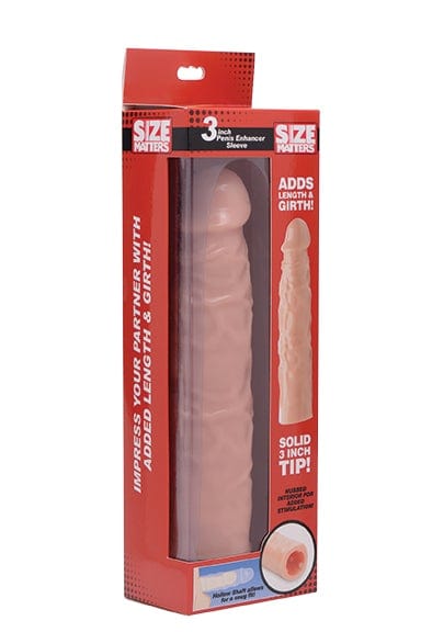 3in Flesh Penis Enhancer Sleeve for Extra Length and Girth > Sex Toys For Men > Penis Sleeves - Tophatter Daily Deals