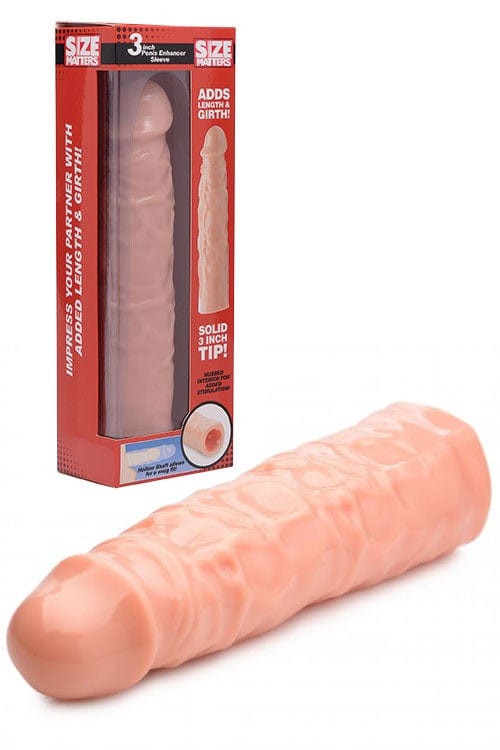 3in Flesh Penis Enhancer Sleeve for Extra Length and Girth > Sex Toys For Men > Penis Sleeves - Tophatter Daily Deals