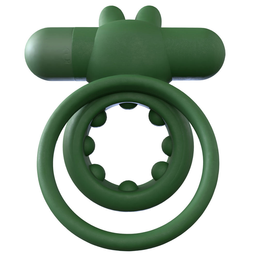 Ohare (Black | Blue | Green) – Rechargeable Silicone Rabbit Vibrating Cock Ring > Cock Ring > Vibrating - Tophatter Daily Deals