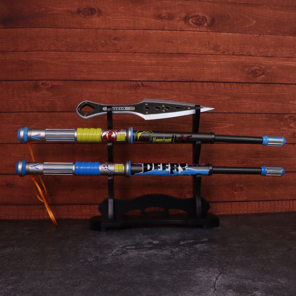 3-Layer Wooden Full-Size ACG Weapon Display Holder - Tophatter Daily Deals