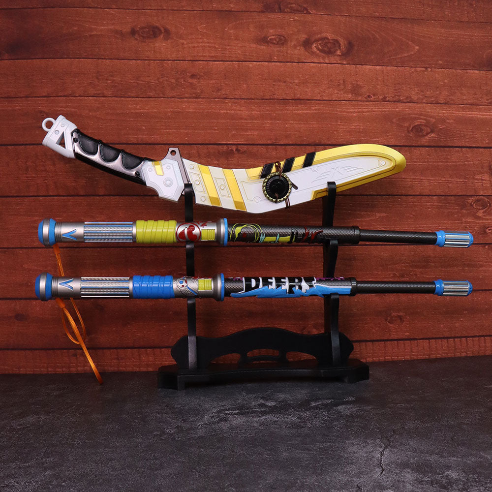 3-Layer Wooden Full-Size ACG Weapon Display Holder - Tophatter Daily Deals