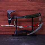 2-Layer Wooden Full-Size ACG Weapon Display Holder - Tophatter Daily Deals