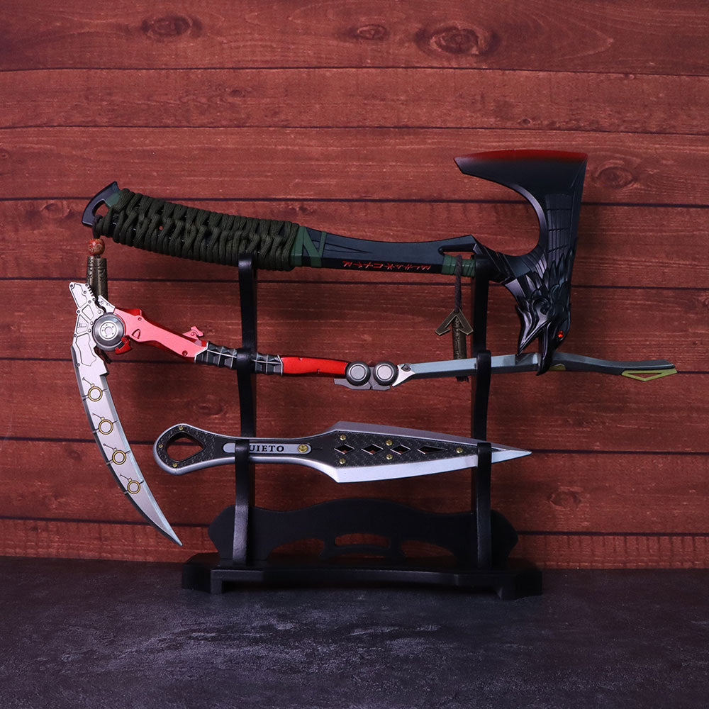 3-Layer Wooden Full-Size ACG Weapon Display Holder - Tophatter Daily Deals