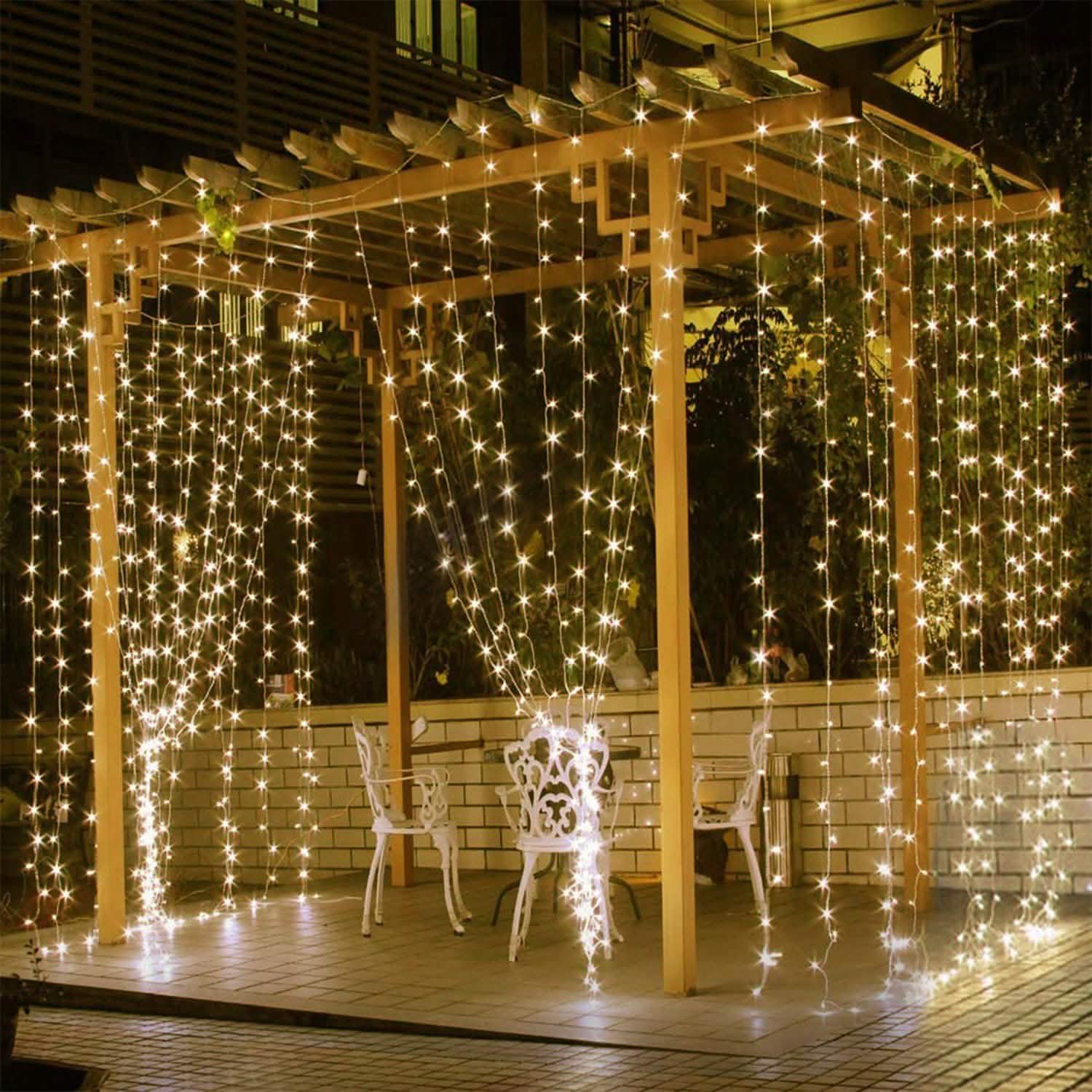 3M 300 LEDs String Curtain Light with Remote String & Fairy Lights - Tophatter Daily Deals