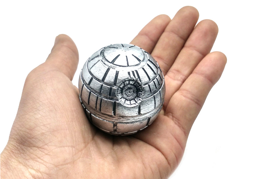 Star Wars Death Star Magnetic Spice Grinder Zinc Alloy Crusher - 3 pc 2" Smoking Accessories - Tophatter Daily Deals