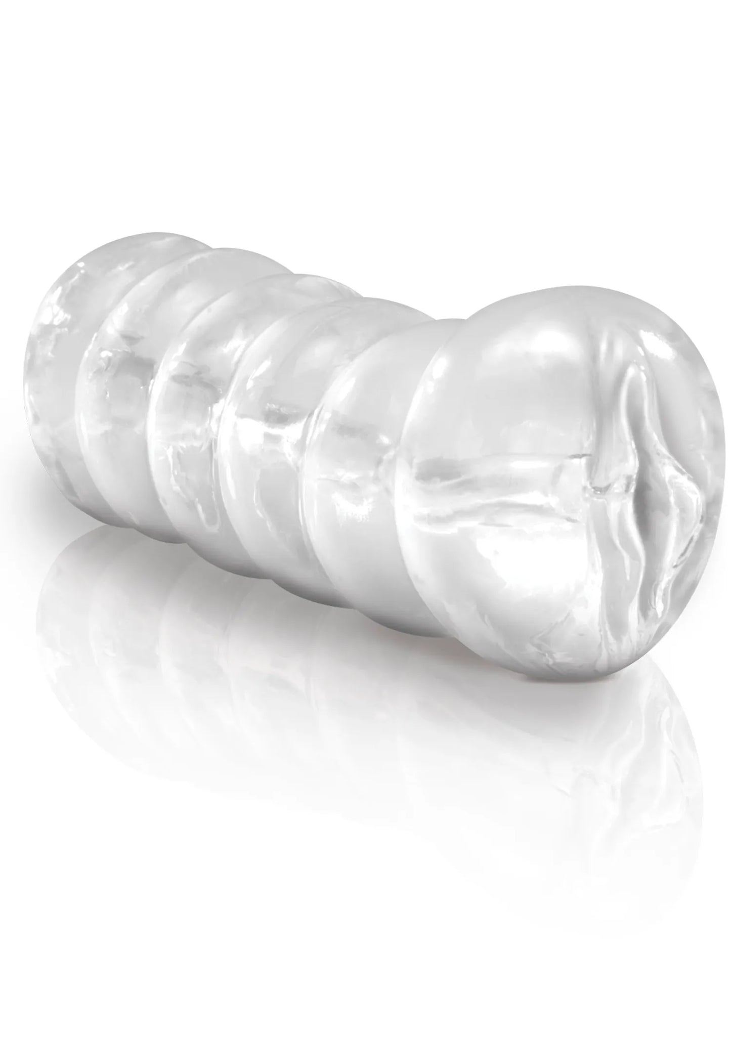 Pipedream Extreme Clear Leader Snatch – Clear Handheld Masturbator > Sex Toys For Men > Masturbators > Manual - Tophatter Daily Deals