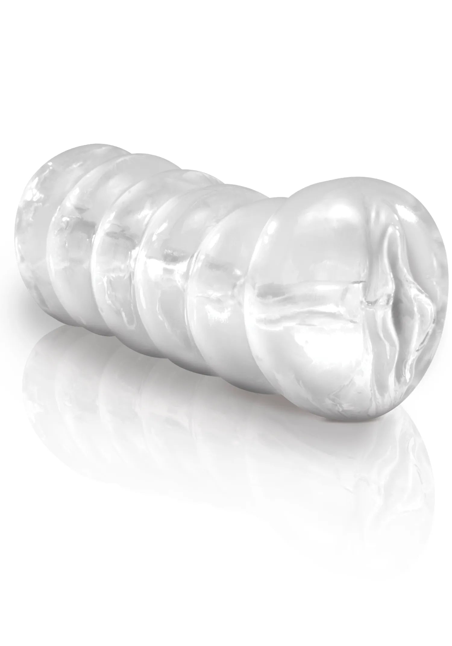 Pipedream Extreme Clear Leader Snatch – Clear Handheld Masturbator > Sex Toys For Men > Masturbators > Manual - Tophatter Daily Deals