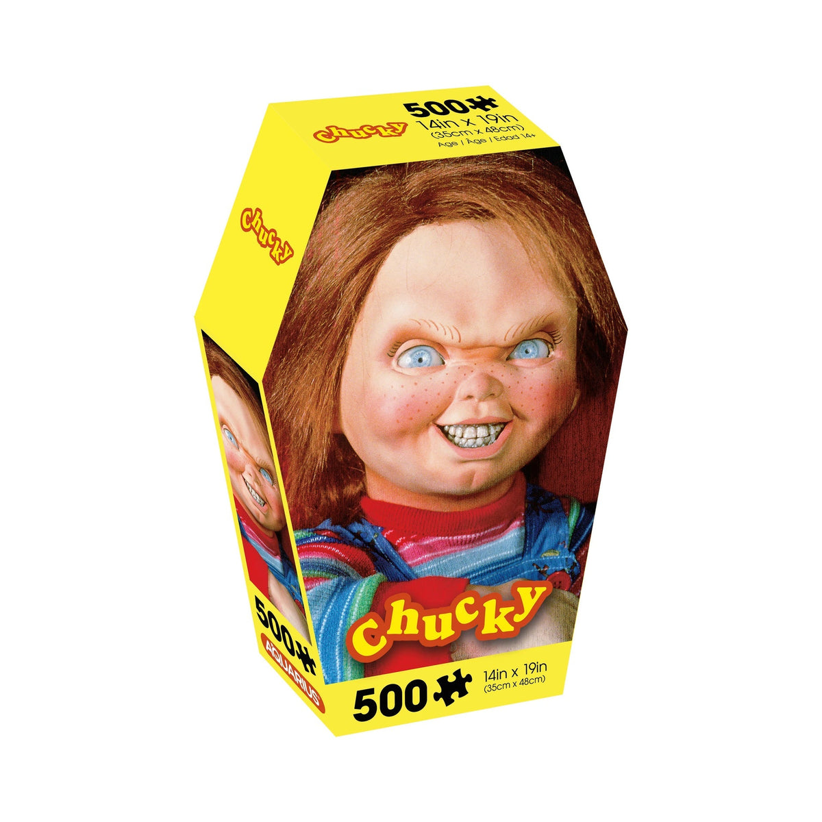 Chucky - Coffin Box 500 Piece Jigsaw Puzzle Jigsaw Puzzle - Tophatter Daily Deals