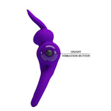 Vibrant Penis Ring III – Silicone Rabbit Cock Ring Vibrator > Vibrators > Ladies > Rabbit - Tophatter Daily Deals