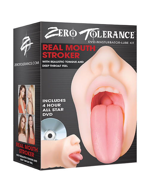 Zero Tolerance Real Mouth Masturbator 6.5 Inch – Realistic Male Masturbator > Sex Toys For Men > Masturbators > Manual - Tophatter Daily Deals
