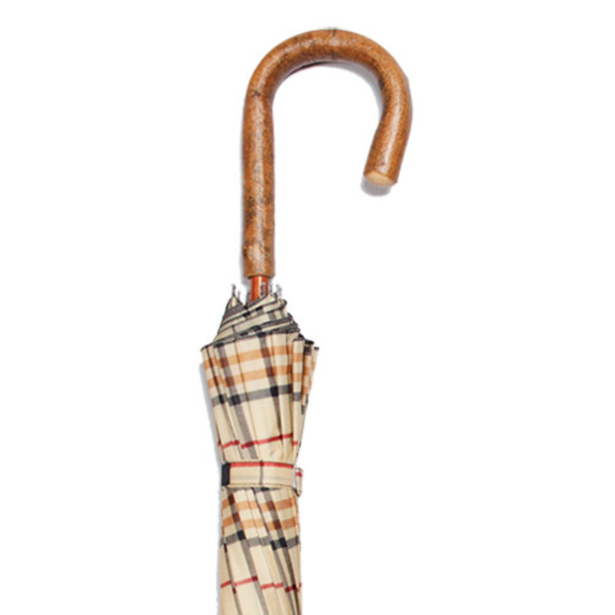 The Tartans Ash Crook Handle Umbrella - Tophatter Daily Deals