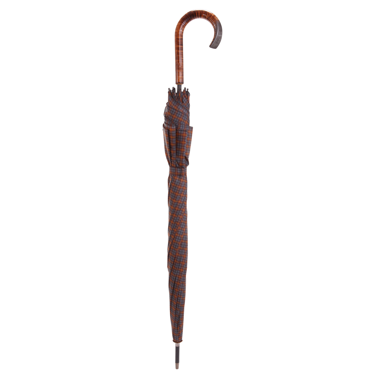 The Tartans Tiger Maple Crook Umbrella - Tophatter Daily Deals