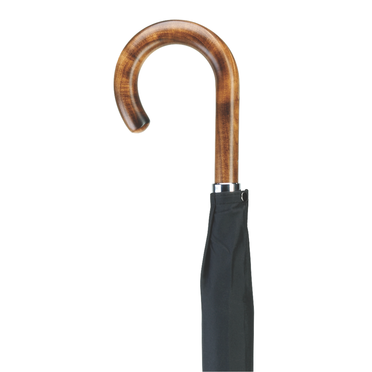 Maple Crook Handle Umbrella - Tophatter Daily Deals