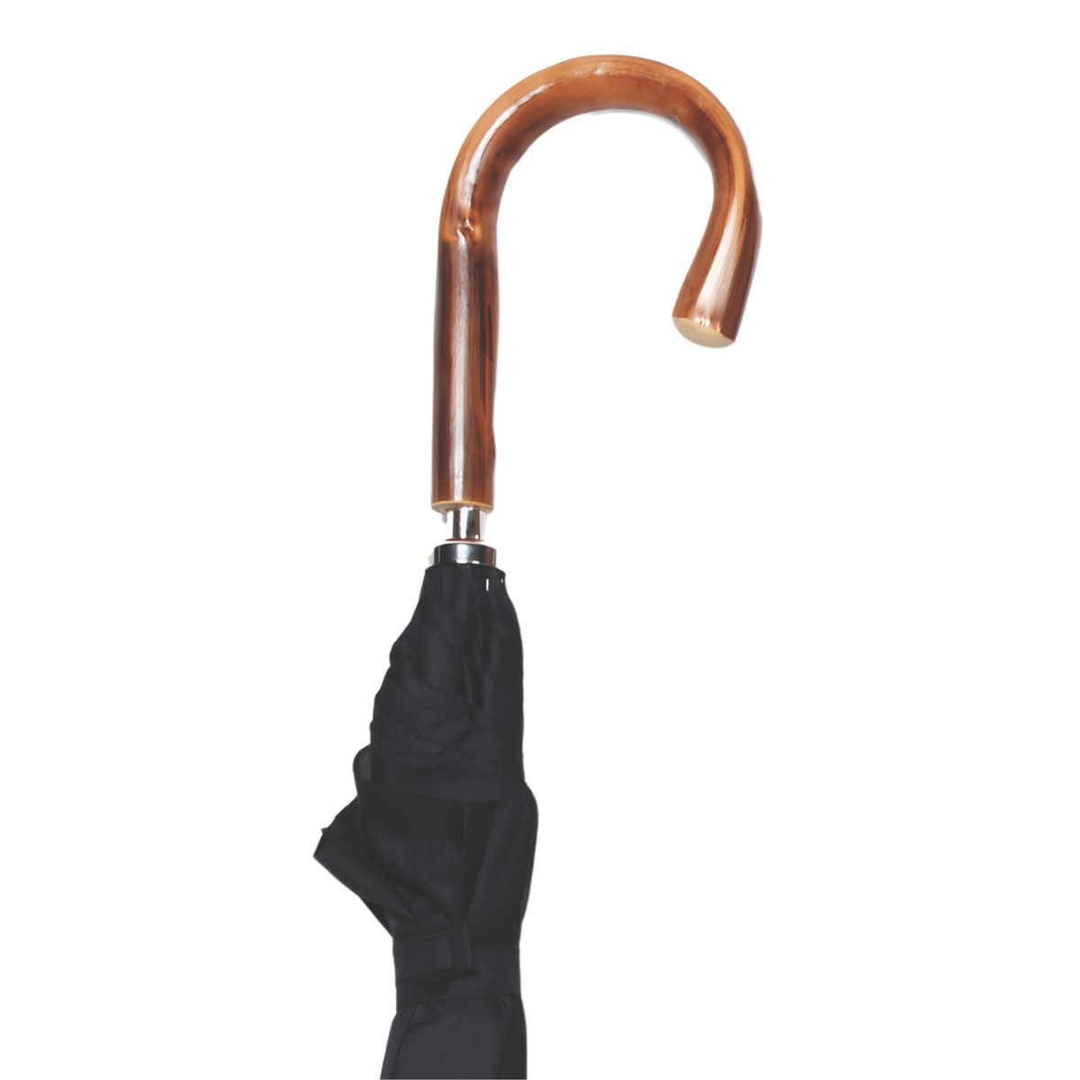 The Classics Chestnut Crook Umbrella - Tophatter Daily Deals