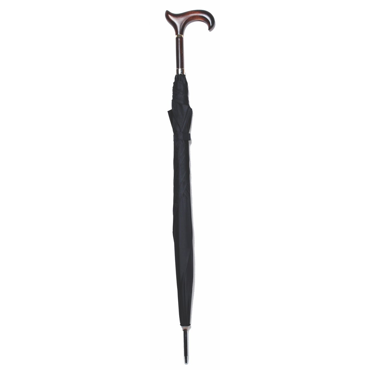 The Classics Walnut Derby Ergo Umbrella - Tophatter Daily Deals