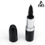4.5 Inch Pucker-Up Lipstick Knife-GS85 Black Jagged Pocket Knives - Tophatter Daily Deals