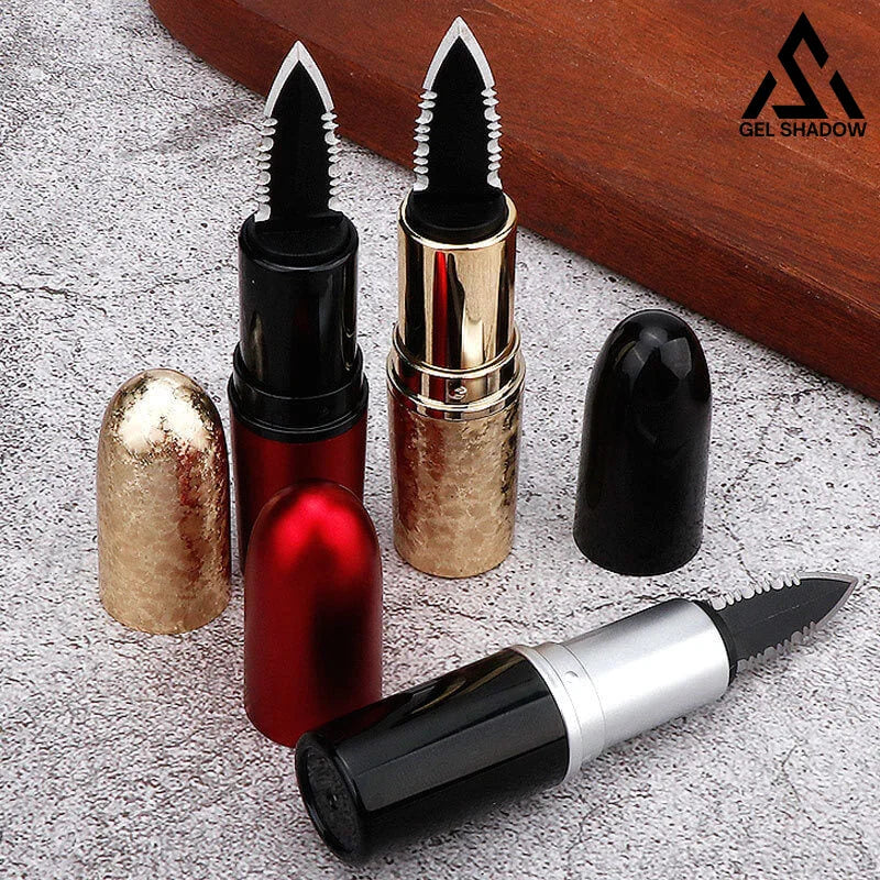 4.5 Inch Pucker-Up Lipstick Knife-GS85 Pocket Knives - Tophatter Daily Deals