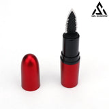 4.5 Inch Pucker-Up Lipstick Knife-GS85 Red Jagged Pocket Knives - Tophatter Daily Deals