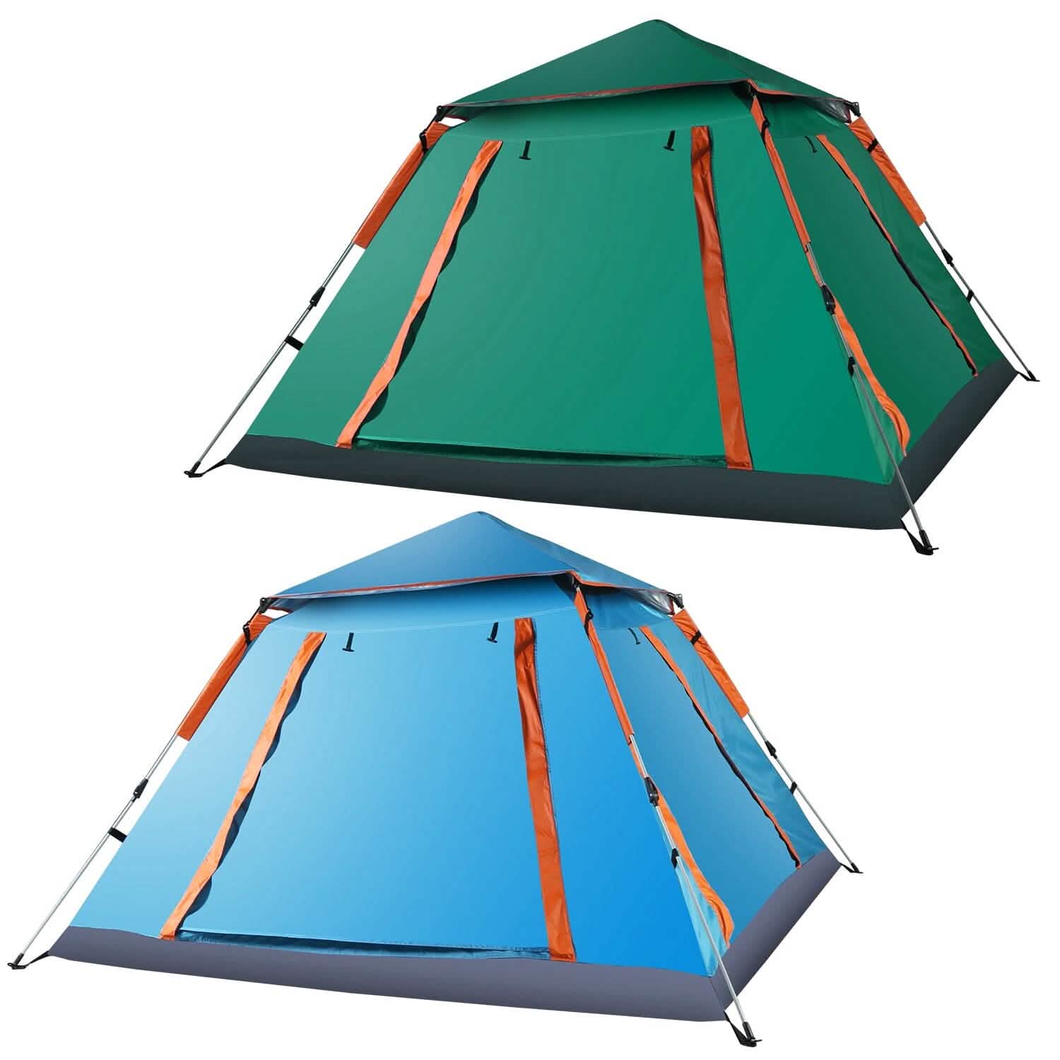 4-5 Person Camping Tent Outdoor Foldable Waterproof Tent Outdoor Recreation - Tophatter Daily Deals