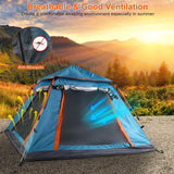 4-5 Person Camping Tent Outdoor Foldable Waterproof Tent Outdoor Recreation - Tophatter Daily Deals