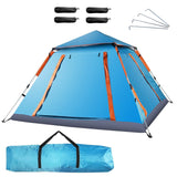 4-5 Person Camping Tent Outdoor Foldable Waterproof Tent Outdoor Recreation - Tophatter Daily Deals