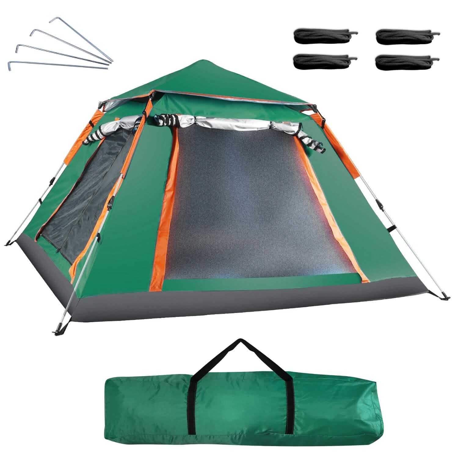 4-5 Person Camping Tent Outdoor Foldable Waterproof Tent Outdoor Recreation - Tophatter Daily Deals
