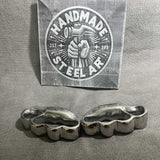 4-Finger Anti-explosion Stainless Steel Self-defense Knuckle Duster EDC - Tophatter Daily Deals