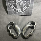 4-Finger Anti-explosion Stainless Steel Self-defense Knuckle Duster EDC - Tophatter Daily Deals