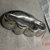 4-Finger Anti-explosion Stainless Steel Self-defense Knuckle Duster EDC - Tophatter Daily Deals
