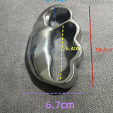 4-Finger Anti-explosion Stainless Steel Self-defense Knuckle Duster EDC - Tophatter Daily Deals