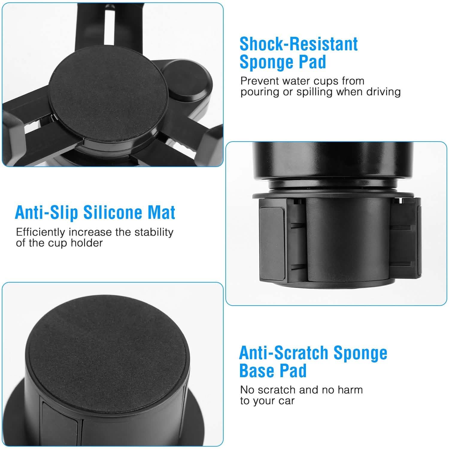 4-in-1 Car Cup Holder Automotive - Tophatter Daily Deals