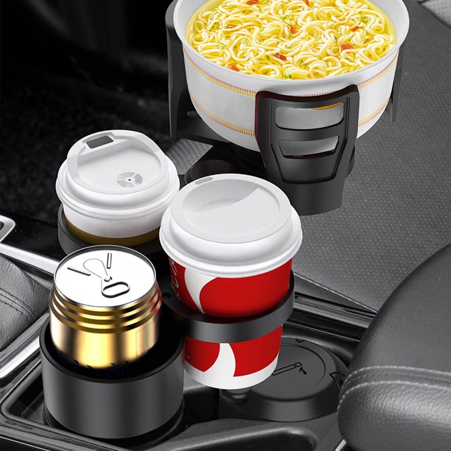 4-in-1 Car Cup Holder Automotive - Tophatter Daily Deals
