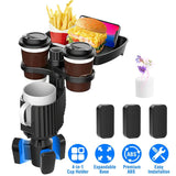 4-in-1 Car Cup Holder Tray Food Table Automotive - Tophatter Daily Deals