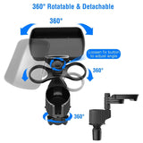 4-in-1 Car Cup Holder Tray Food Table Automotive - Tophatter Daily Deals