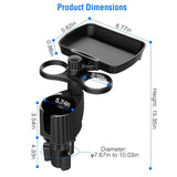 4-in-1 Car Cup Holder Tray Food Table Automotive - Tophatter Daily Deals