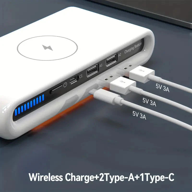 4-in-1 Charger 15W Portable Wireless Charger Charging Station - Tophatter Daily Deals