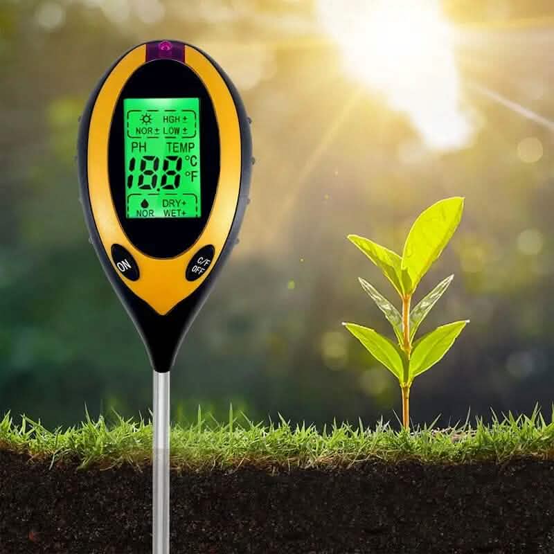 4-in-1 Digital Soil Moisture Meter Garden & Patio - Tophatter Daily Deals