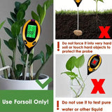 4-in-1 Digital Soil Moisture Meter Garden & Patio - Tophatter Daily Deals
