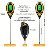 4-in-1 Digital Soil Moisture Meter Garden & Patio - Tophatter Daily Deals