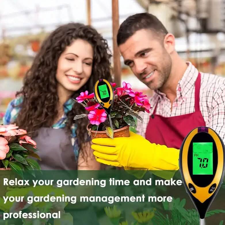 4-in-1 Digital Soil Moisture Meter Garden & Patio - Tophatter Daily Deals