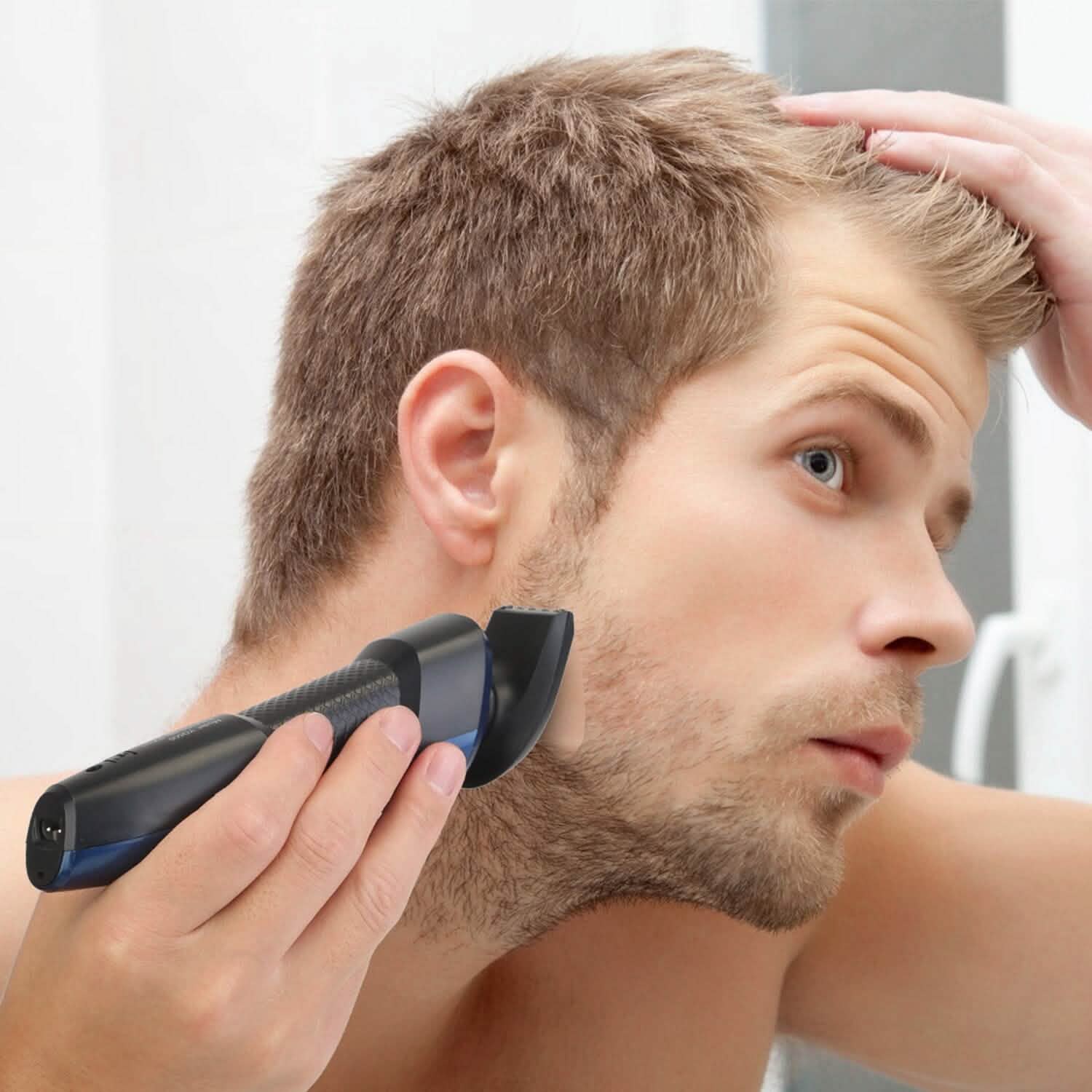 4-In-1 Electric Razor Shaver Rechargeable Cordless Men's Grooming - Tophatter Daily Deals
