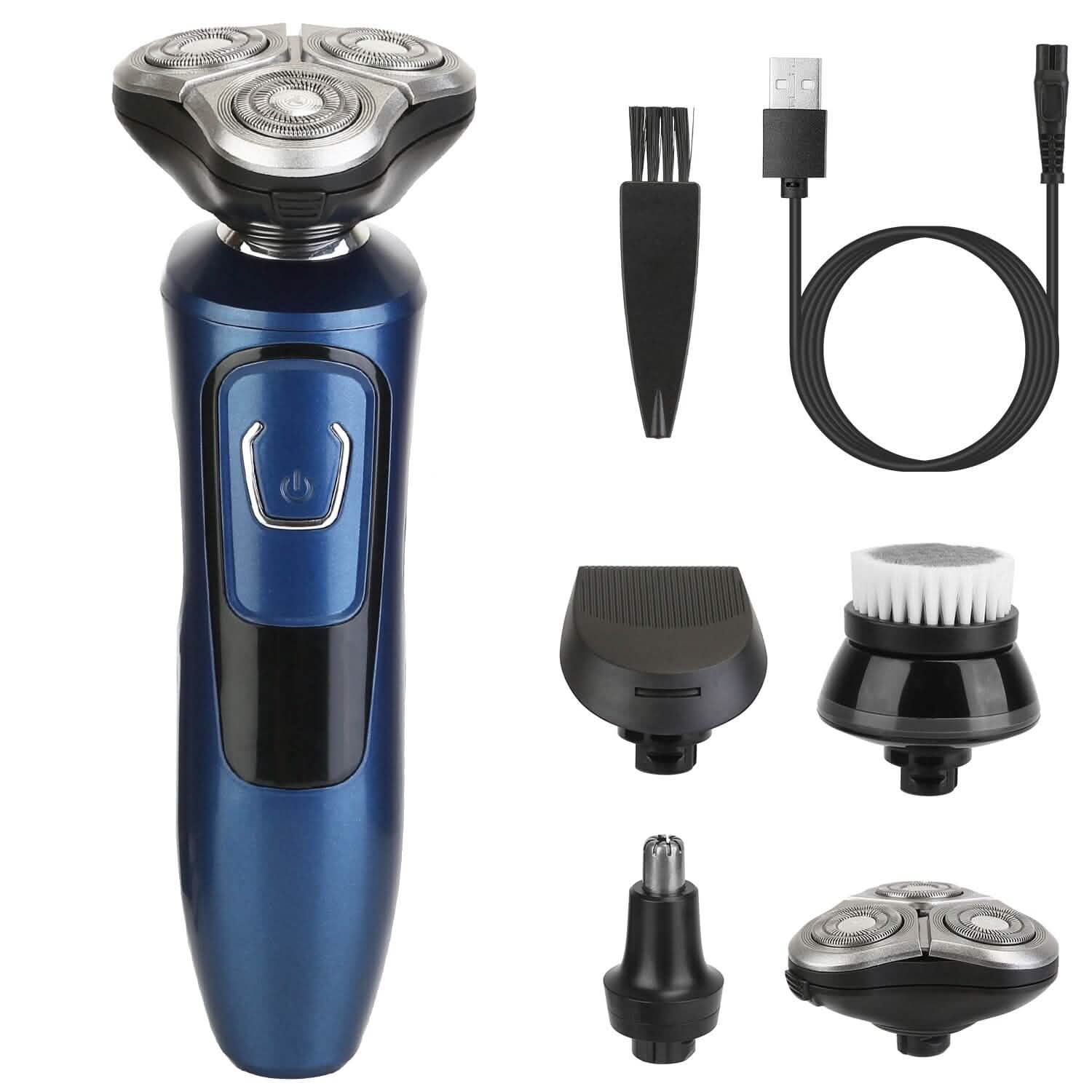 4-In-1 Electric Razor Shaver Rechargeable Cordless Men's Grooming - Tophatter Daily Deals
