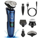 4-In-1 Electric Razor Shaver Rechargeable Cordless Men's Grooming - Tophatter Daily Deals