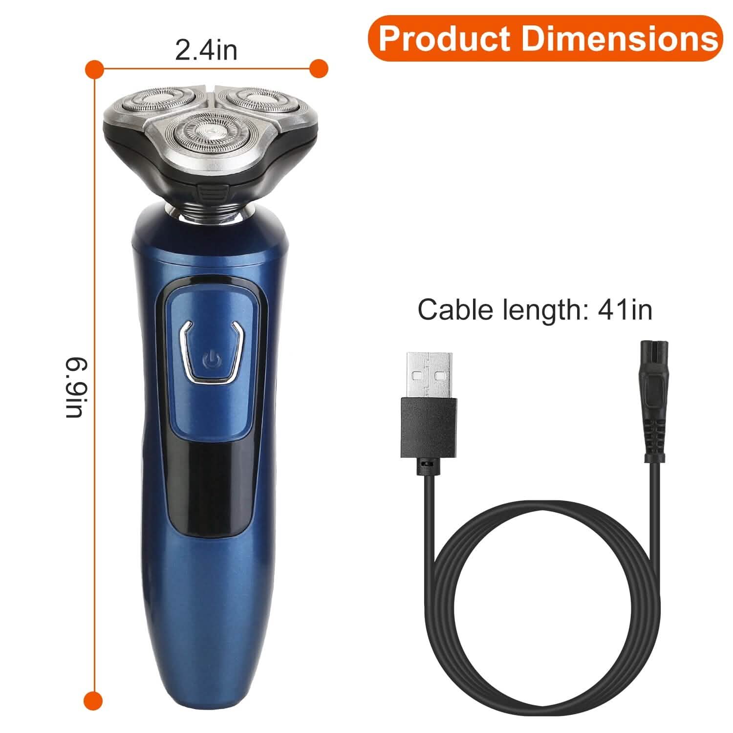 4-In-1 Electric Razor Shaver Rechargeable Cordless Men's Grooming - Tophatter Daily Deals