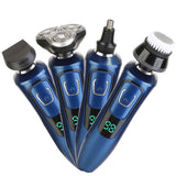 4-In-1 Electric Razor Shaver Rechargeable Cordless Men's Grooming - Tophatter Daily Deals