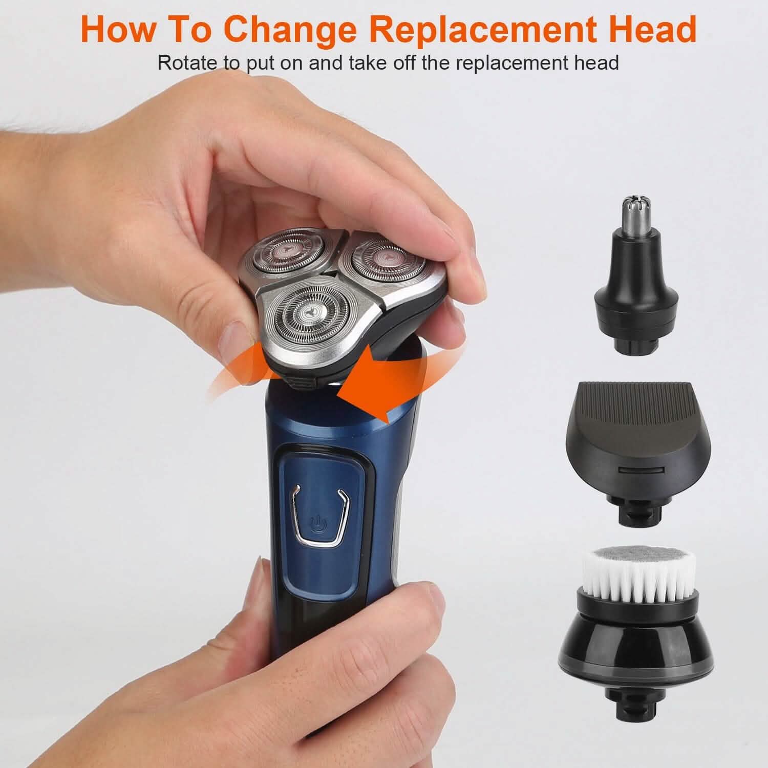 4-In-1 Electric Razor Shaver Rechargeable Cordless Men's Grooming - Tophatter Daily Deals