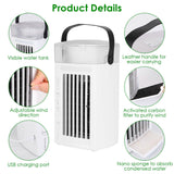 4-in-1 Evaporative Air Cooler Water Mist Cooling Fan Household Appliances - Tophatter Daily Deals